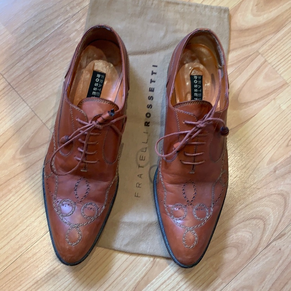 Fratelli Rossetti brown lace shoes